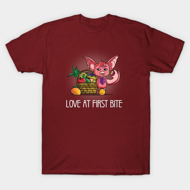 Love At First Bite T-Shirt by Creative Wiz